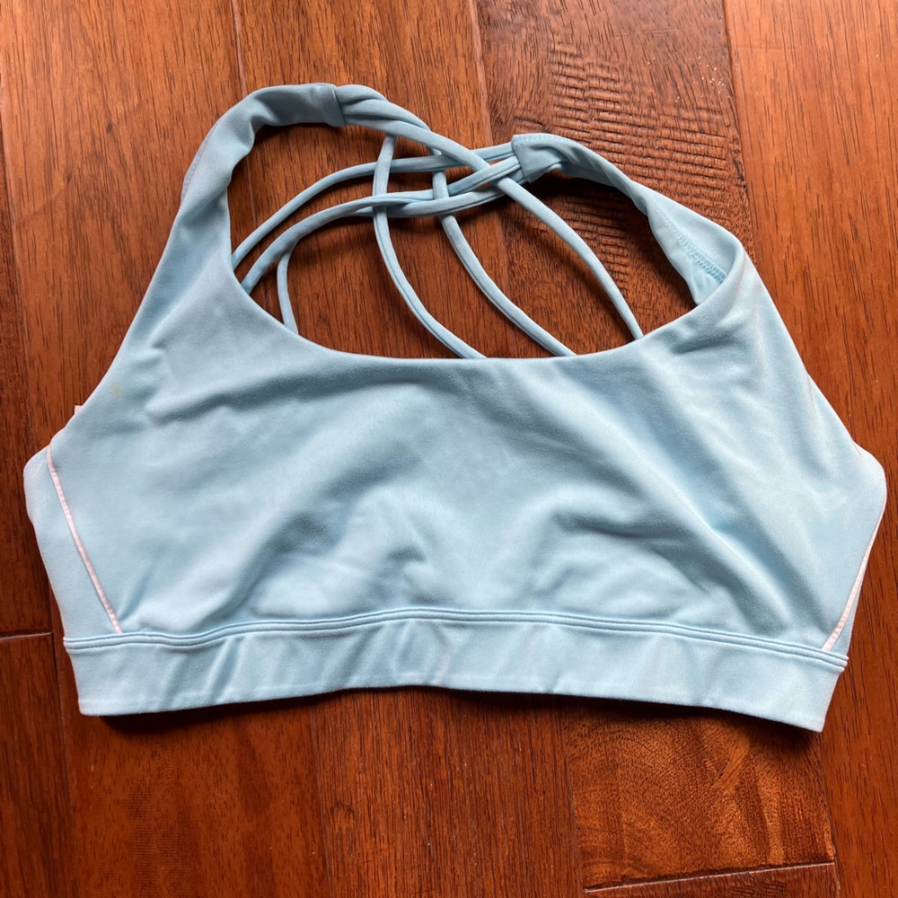 Women's Victoria’s Secret Sky Blue Sports Bra size XL